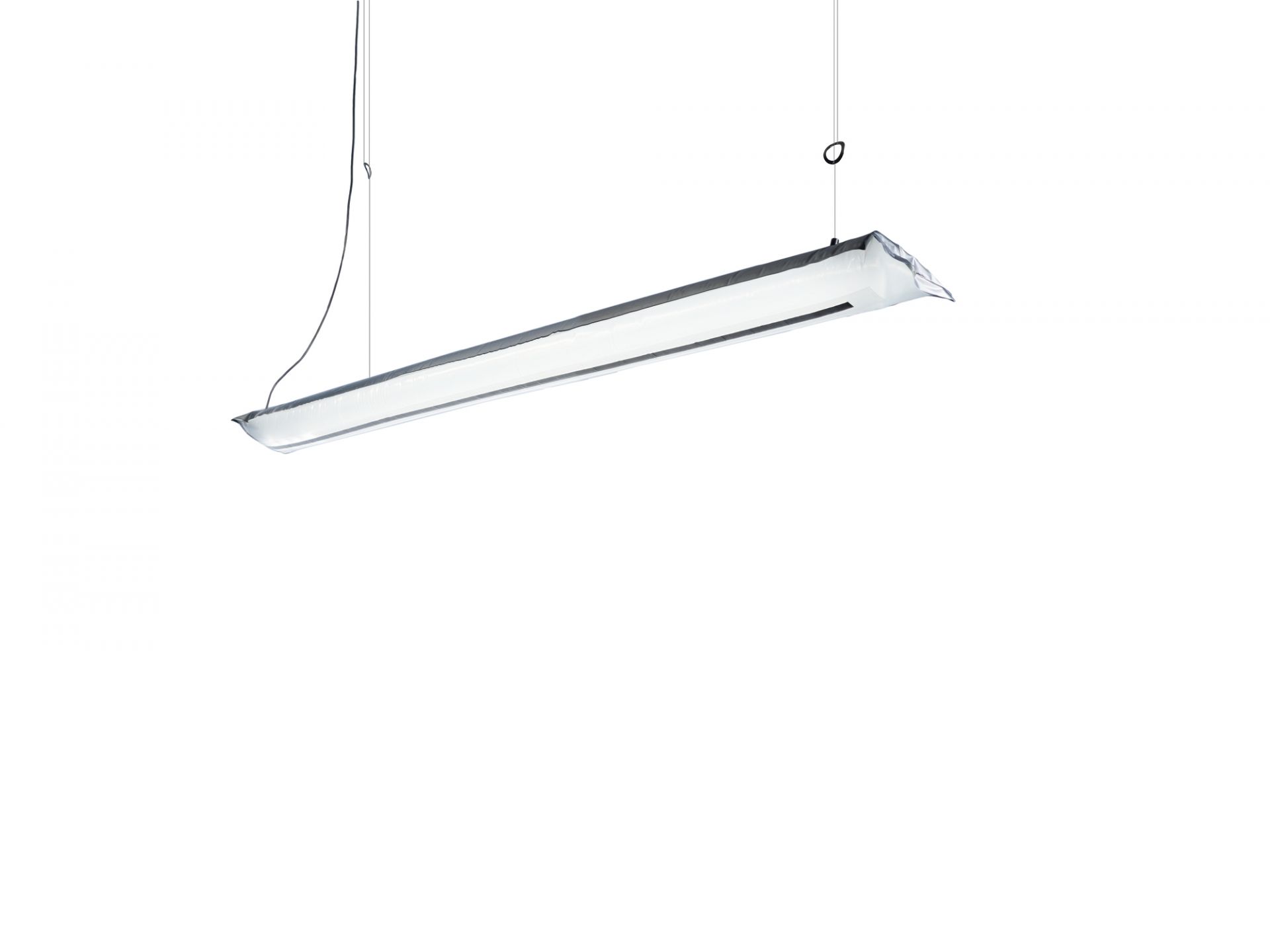 Blow Up Me Standing / hanging lamp silver Ingo Maurer